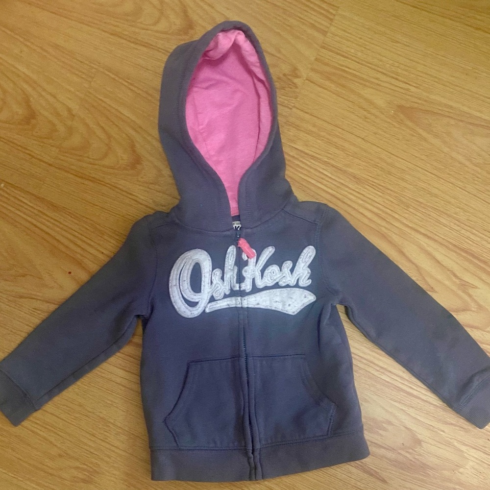 Oshkosh Girl Pink n Grey Jacket